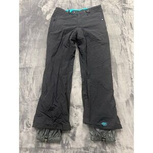 Roxy Snow Pants Size Small Black 5000 Series Ski Snowboard Insulated Boot Gaiter